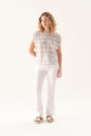 Jean Flare Blanco Dora